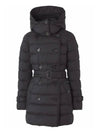 Detachable Hoodie Puffer Coat Padded Black - BURBERRY - BALAAN 5