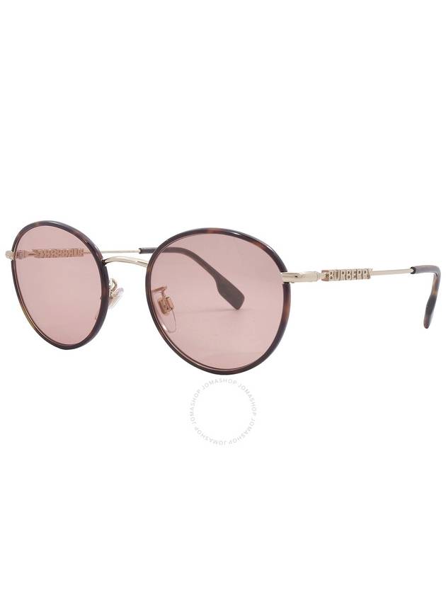 Burberry Dark Pink Round Ladies Sunglasses BE3148D 132284 51 - BURBERRY - BALAAN 3