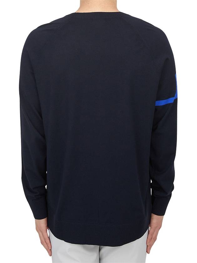 Men's Gusten Knit Sweater Navy - J.LINDEBERG - BALAAN 4