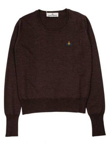 Bea Jumper Knit Top Brown - VIVIENNE WESTWOOD - BALAAN 1