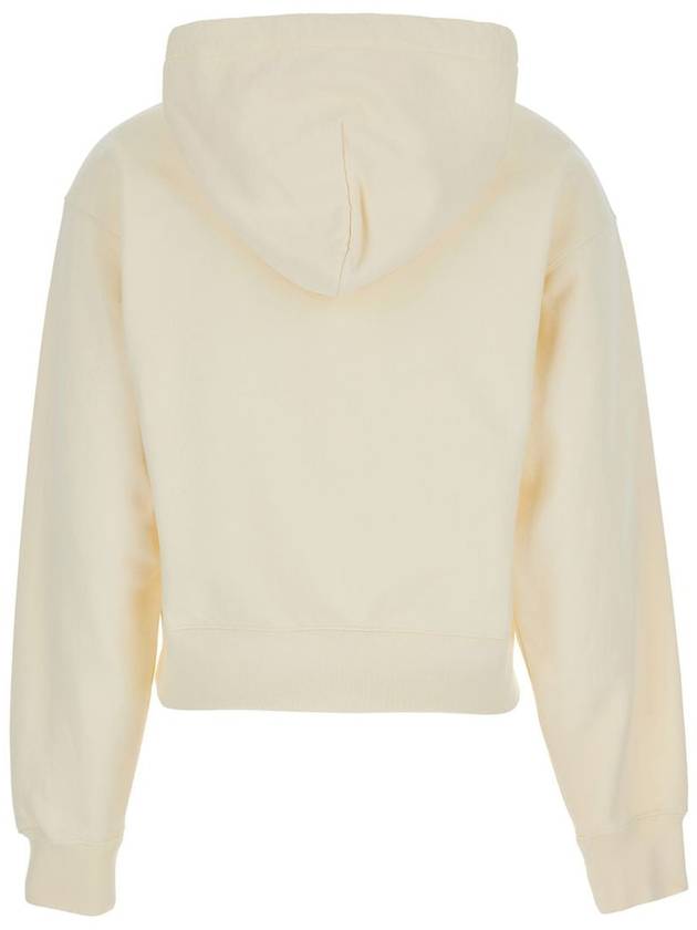 Le Sweatshirt Gros Grain Cotton Hoodie Light Beige - JACQUEMUS - BALAAN 3