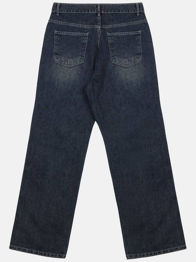 IKALOOK Semi wide washed indigo denim pants BJN109 - IKALOOOK - BALAAN 2