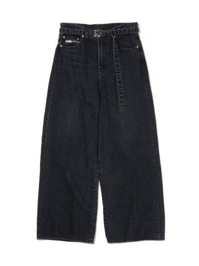 Wide Jeans Black - SACAI - BALAAN 2