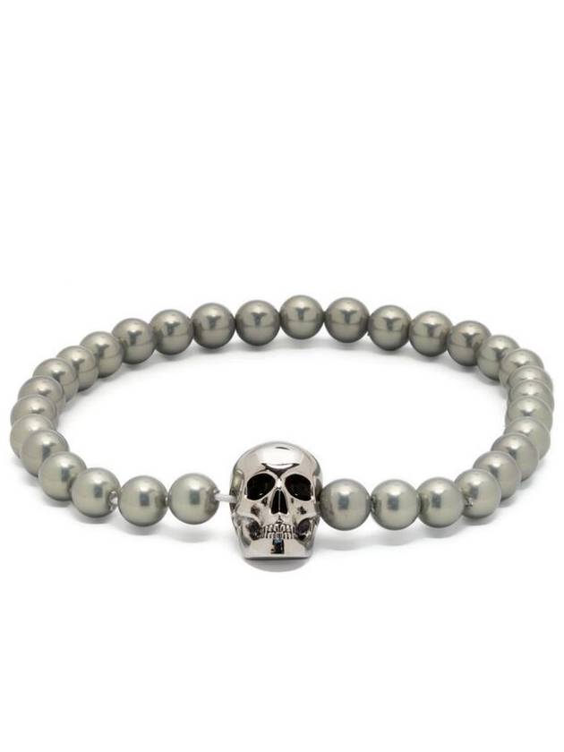 Men's Skull Bracelet Silver - ALEXANDER MCQUEEN - BALAAN 3