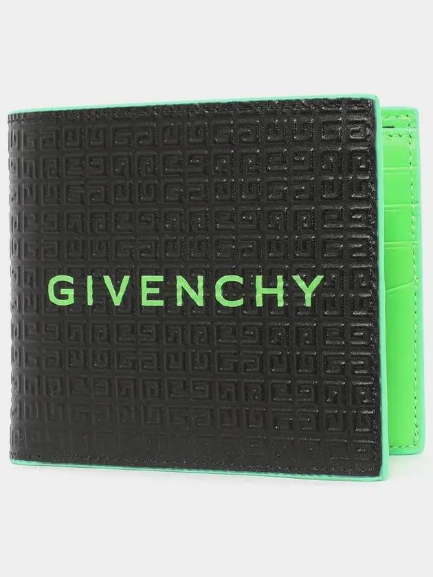 4G Calfskin Leather Half Wallet Black - GIVENCHY - BALAAN 2