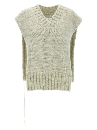 Botanical Dye Knit Vest Green - MAISON MARGIELA - BALAAN 1