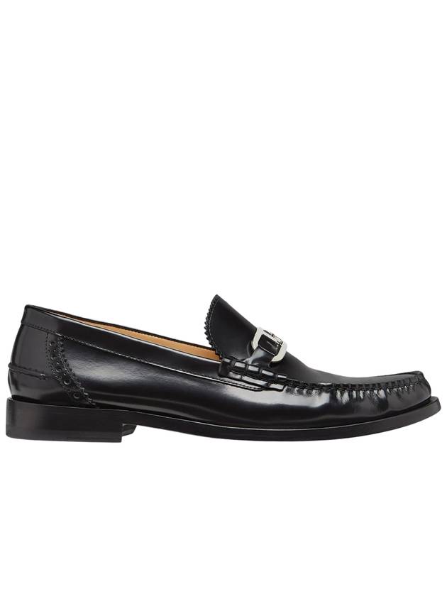 Leather Loafers Black - FENDI - BALAAN 2