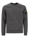 Wappen Patch Garment Dyed Sweatshirt Grey - STONE ISLAND - BALAAN 2