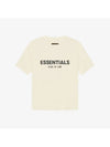 Logo Cotton Short Sleeve T-Shirt Cream - FEAR OF GOD ESSENTIALS - BALAAN 2