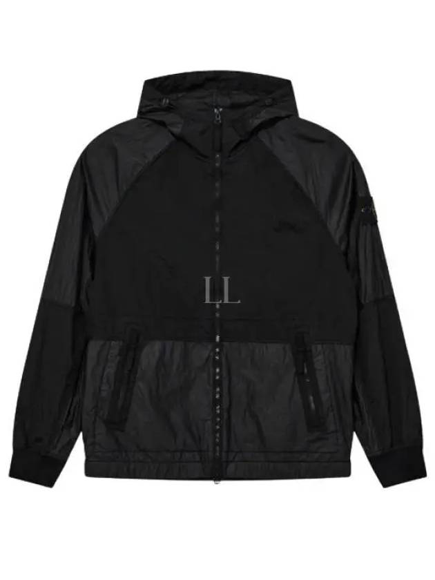 Nylon Metal Watro-TC Hooded Jacket Black - STONE ISLAND - BALAAN 2