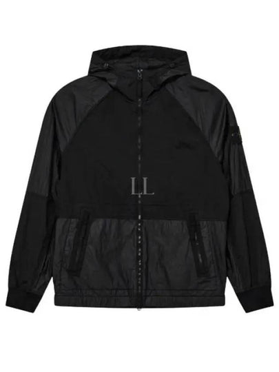 Nylon Metal Watro-TC Hooded Jacket Black - STONE ISLAND - BALAAN 2