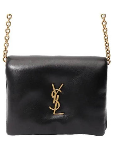 Calypso Card Case on Chain Bag Women s Wallet - SAINT LAURENT - BALAAN 1