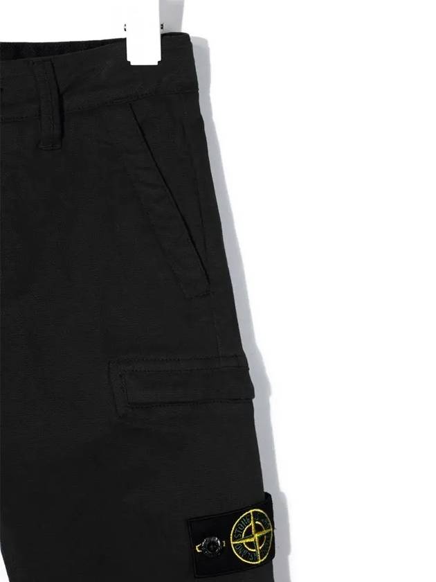 Kids Women s Wappen Pocket Pants Black 751630514 V0029 - STONE ISLAND - BALAAN 4