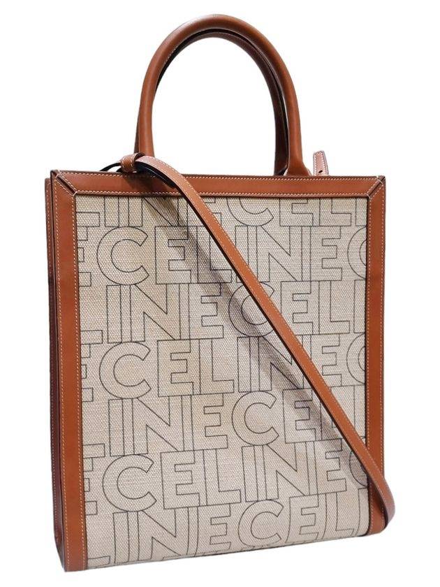 Women s Celine 192082ERN 02NT All Over Print Small Vertical Cabas Tote Bag Strap - CELINE - BALAAN 2