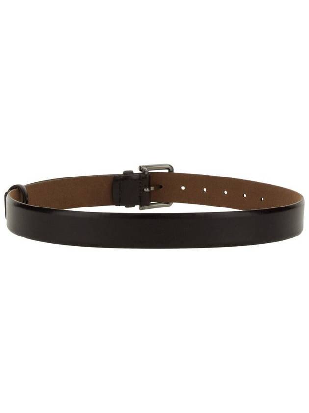 Wetreader35 leather belt dark brown - MAX MARA - BALAAN 4