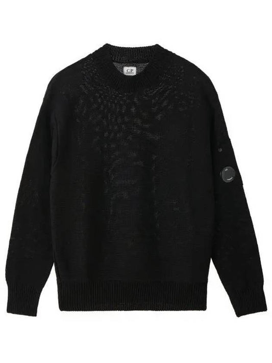 Compact Cotton Knit Top Black - CP COMPANY - BALAAN 2