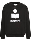 Mikoy Logo Print Sweatshirt Black - ISABEL MARANT - BALAAN 2