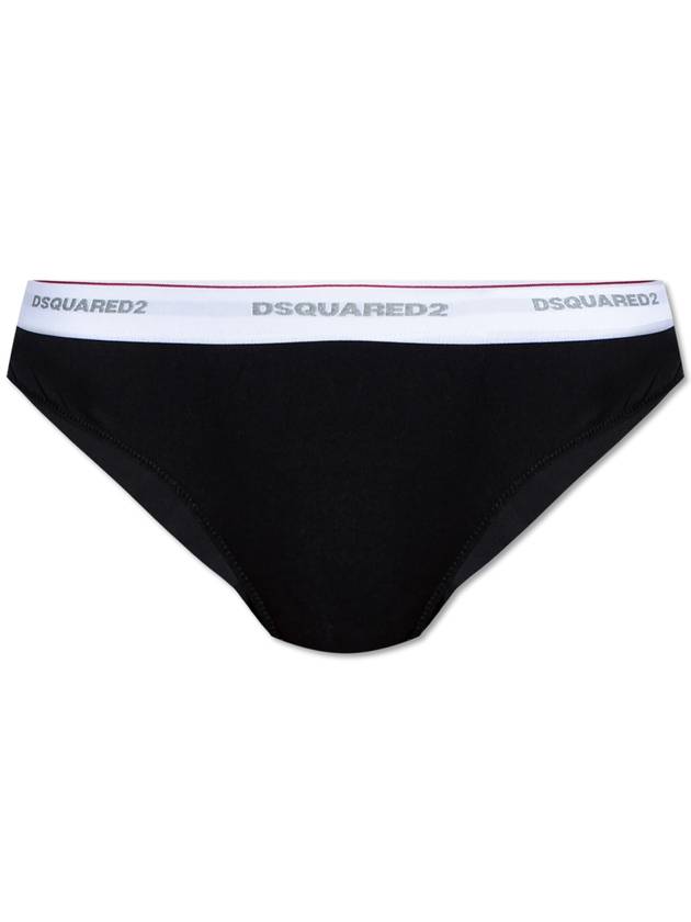 Dsquared2 Briefs With Logo, Women's, Black - DSQUARED2 - BALAAN 1