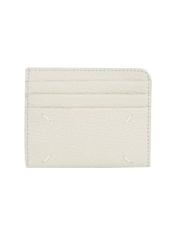 Four Stitch Card Wallet Light Grey - MAISON MARGIELA - BALAAN 1