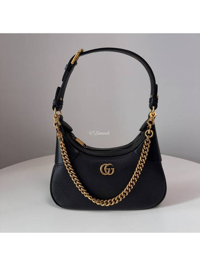 Aphrodite Small Logo Chain Shoulder Bag Black - GUCCI - BALAAN 2