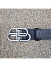 Men's BB Buckle Large Belt Black - BALENCIAGA - BALAAN 3