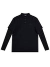 Liam long sleeve collar t-shirt GMJT08008 9999 - J.LINDEBERG - BALAAN 2