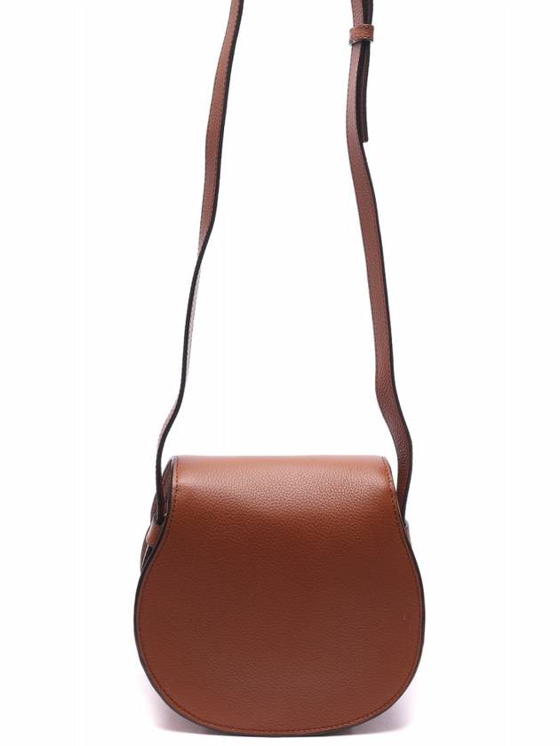 Marcie Saddle Small Grained Leather Cross Bag Tan - CHLOE - BALAAN 5