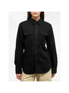 WARDROBE NYC Chest Flap Pocket Denim Shirt W1013PC BLACK - ETC - BALAAN 2