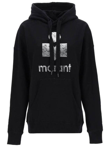 Mansel Logo Print Hoodie Black - ISABEL MARANT ETOILE - BALAAN 1