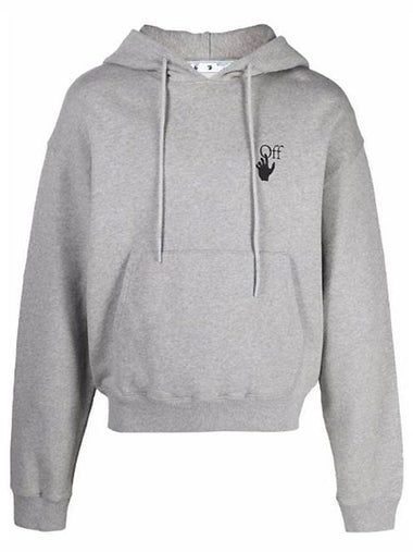 Men's Degrade Arrow Overfit Hoodie Grey - OFF WHITE - BALAAN 1