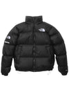 x The North Face Nuptse Padded Jacket Black - SUPREME - BALAAN 2