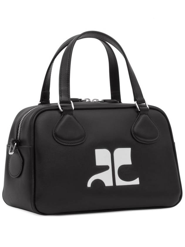 Reedition Bowling Leather Tote Bag Black - COURREGES - BALAAN 3