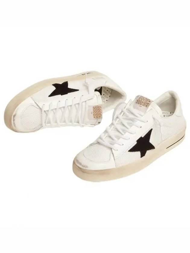 Star Patch Lace Up Low Top Sneakers White - GOLDEN GOOSE - BALAAN 2