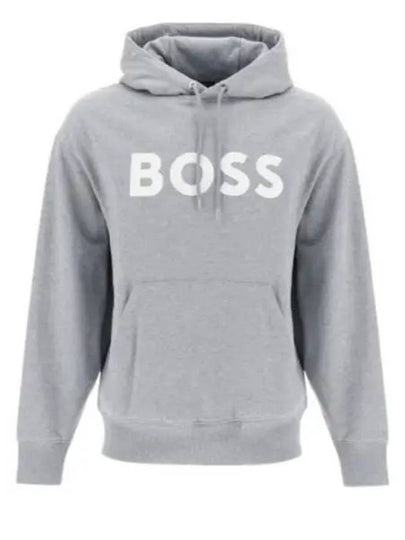 Sullivan Logo Hoodie Grey - HUGO BOSS - BALAAN 2