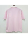 24SS Women's Logo Patch Polo Short Sleeve Tee Pink 8A00003 84720 50B - MONCLER - BALAAN 2
