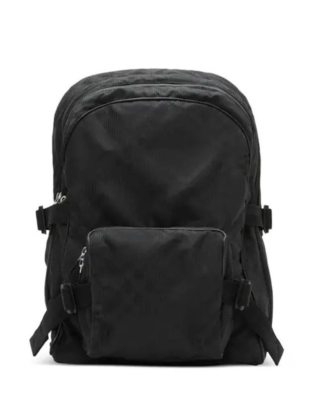 Check Print Jacquard Backpack Black - BURBERRY - BALAAN 2