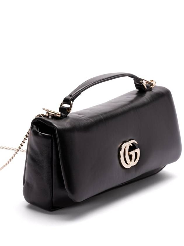 GG Milano Small Puffy Leather Tote Bag Black - GUCCI - BALAAN 5