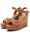 Women's HAVANA BIS PEACH wedge heel sandals - ASH - BALAAN 3