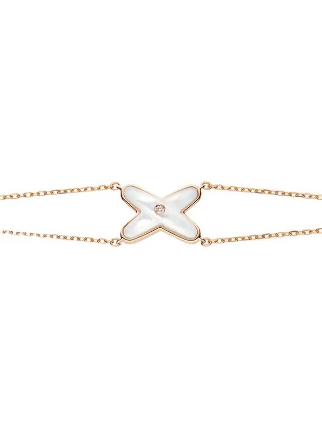 Jude Liang bracelet pink gold diamond mother of pearl 082933 - CHAUMET - BALAAN 1