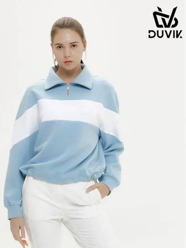 half zip-up blouson long sleeve t-shirt DD3WTS154SB - DUVIK - BALAAN 6