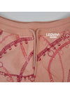 TRESOR DE MEDOR Women's Cotton Brushed Printed Shorts Pants Rose Quartz 36 - HERMES - BALAAN 4