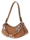 O Lock Swing Shoulder Bag Brown - FENDI - BALAAN 3