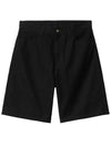 LANDON Logo Patch Half Pants Black I033280 8902 - CARHARTT - BALAAN 2