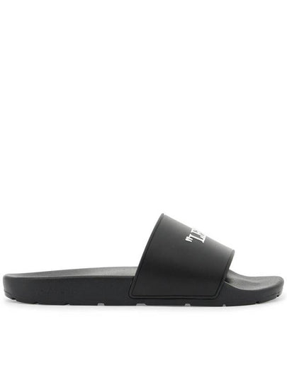 Logo embossed slippers black - OFF WHITE - BALAAN 2