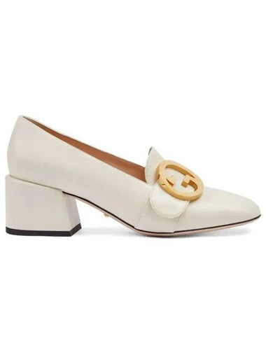 Women's Blondie Interlocking G Pumps White - GUCCI - BALAAN 1