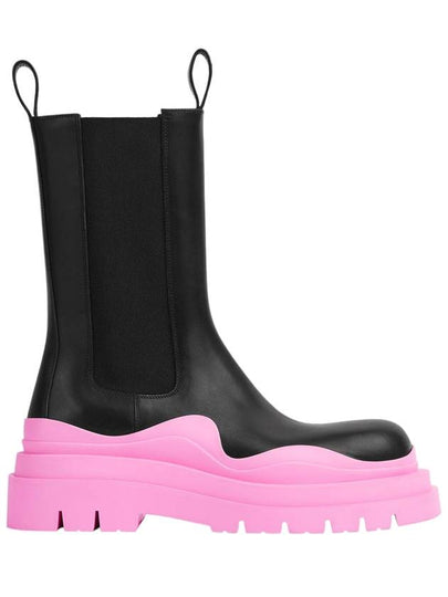 Tire Chelsea Boots Black Pink - BOTTEGA VENETA - BALAAN 2