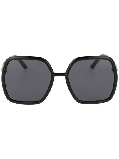 Eyewear Women's Horsebit Square Sunglasses Black - GUCCI - BALAAN 2