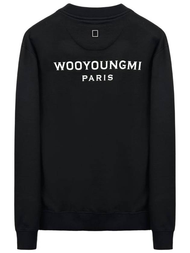 Back Logo Sweatshirt Black - WOOYOUNGMI - BALAAN 4