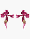 Floral Earrings_Silver/Hot Pink Multi (2S4JER001J07-04) - MARC JACOBS - BALAAN 1