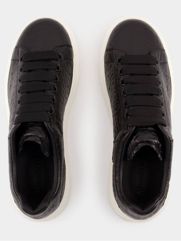 Oversized Sneakers - Alexander McQueen - Leather - Black - ALEXANDER MCQUEEN - BALAAN 4